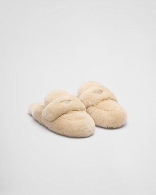 Shearling mules