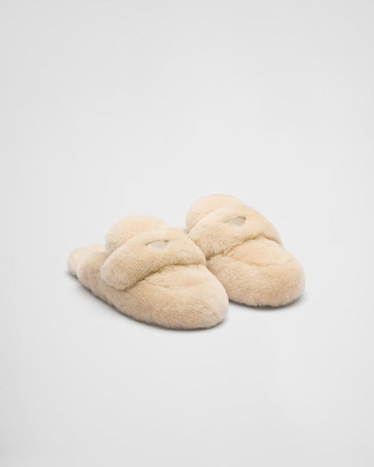 Shearling mules