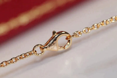 LOVE NECKLACE ROSE GOLD AND SILVER