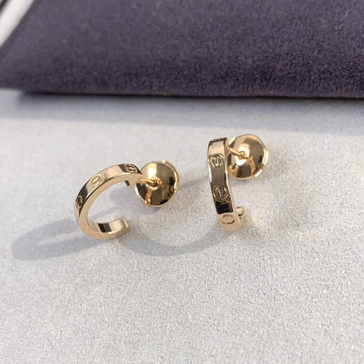 LOVE EARRINGS 2.65MM ROSE GOLD