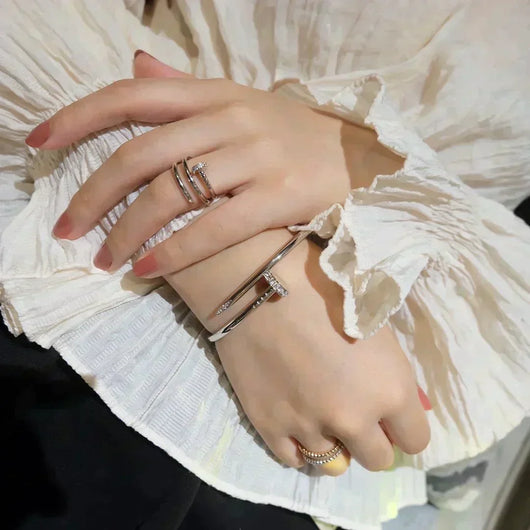 JUSTE RING 1.8MM SILVER DOUBLE ROW
