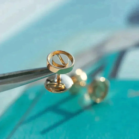 LOVE EARRINGS ROSE GOLD 7.2MM