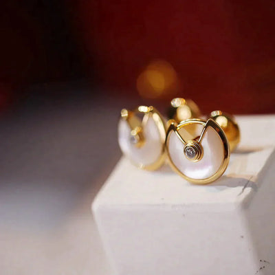 AMULETTE EARRINGS ROSE GOLD