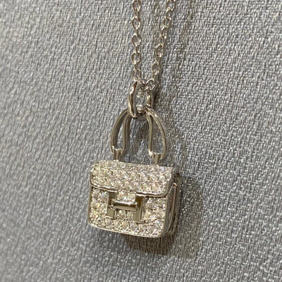 CONSTANCE PEDANT DIAMOND NECKLACE