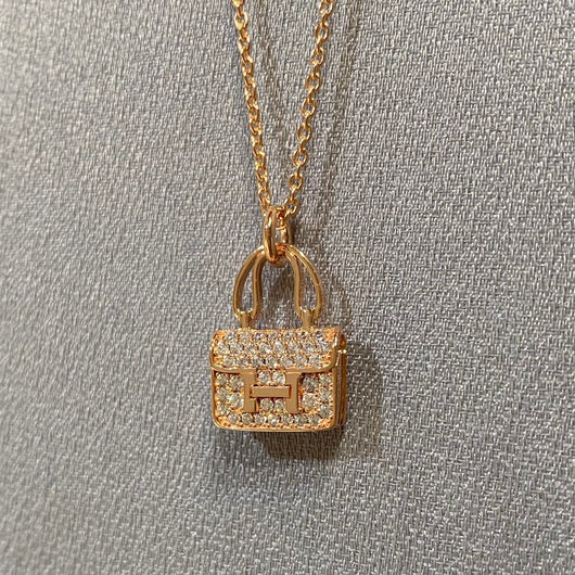 CONSTANCE PEDANT DIAMOND NECKLACE