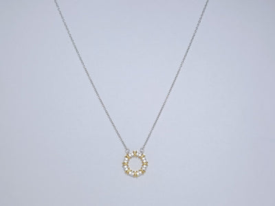 SIXTEEN STONE NECKLACE GOLD