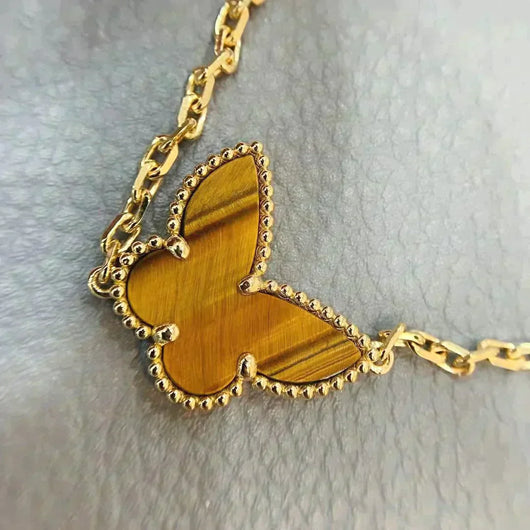 HEART BUTTERFLY CLOVER 4 MOTIFS BRACELET
