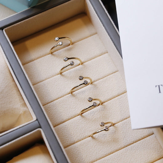 ELSA HOOP RING ROSE GOLD