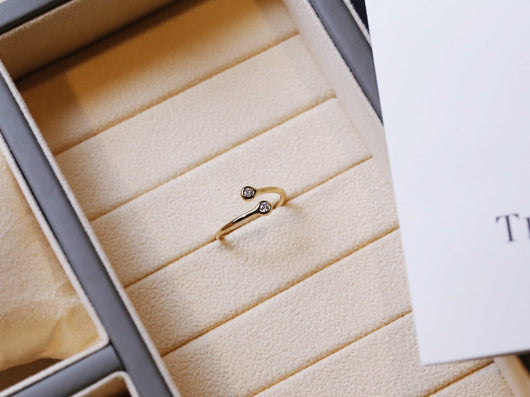 ELSA HOOP RING ROSE GOLD