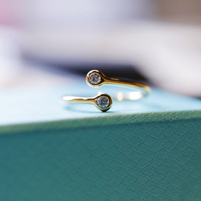 ELSA HOOP RING ROSE GOLD