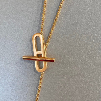 FARANDOLE LONG NECKLACE ROSE GOLD