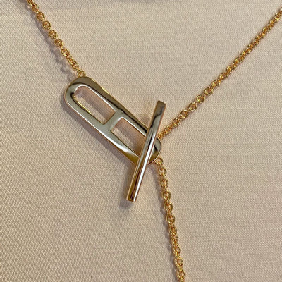 FARANDOLE LONG NECKLACE ROSE GOLD