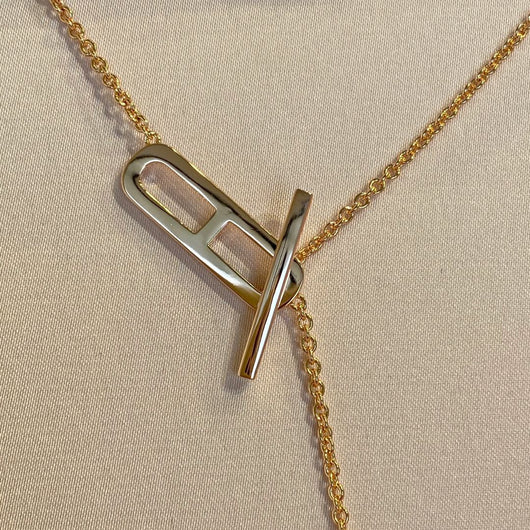 FARANDOLE LONG NECKLACE ROSE GOLD