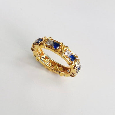 Rose Gold/Blue