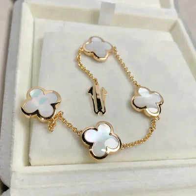 PURE CLOVER MOP BRACELET 4 MOTIFS