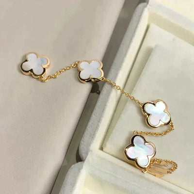 PURE CLOVER MOP BRACELET 4 MOTIFS