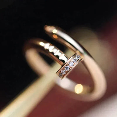 JUSTE RING 2.65MM ROSE GOLD DIAMOND