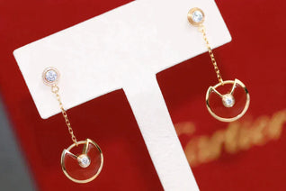 AMULETTE DROP EARRINGS CARNELIAN ROSE GOLD