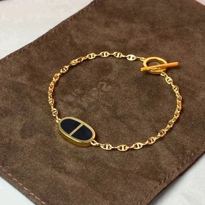CHAINE BLACK CERAMIC BRACELET
