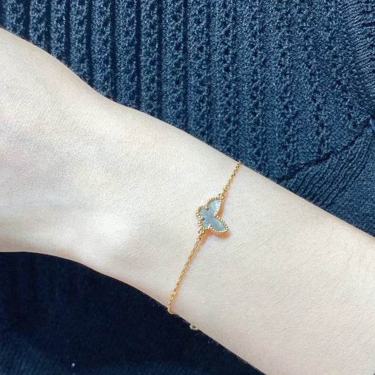 BUTTERFLY DARK MOP BUTTERFLY BRACELET