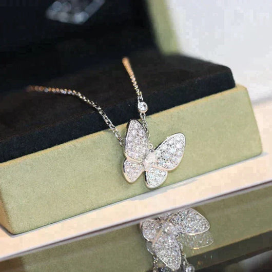 BUTTERFLY DIAMOND NECKLACE