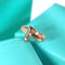 T1 NARROW DIAMOND ROSE GOLD RING