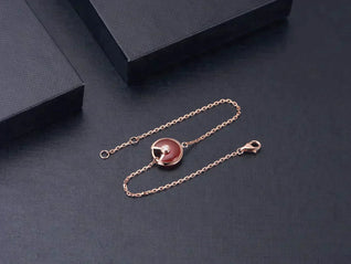 AMULETTE CARNELIAN ROSE GOLD BRACELET