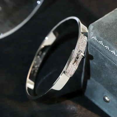 KELLY SILVER DIAMOND BRACELET