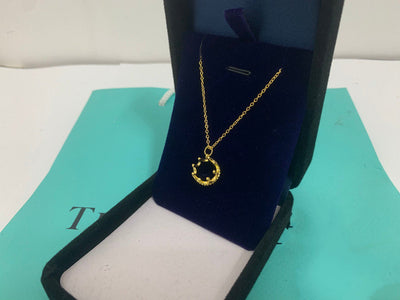 Silver alloy - 14k gold plated ( no box )