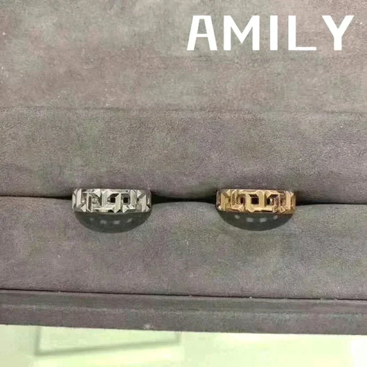 T TRUE SILVER RING