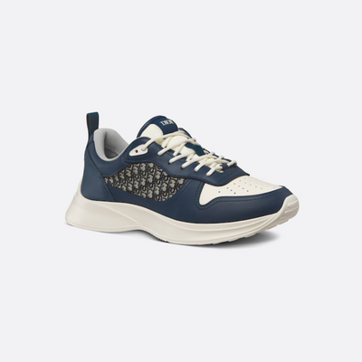 Navy Blue and Cream
