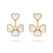 CLOVER SWEET WHITE MOP EARRINGS