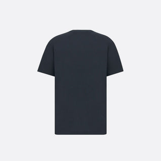 Relaxed-Fit T-Shirt Navy Blue Cotton Jersey