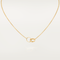 LOVE NECKLACE ROSE GOLD AND SILVER