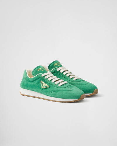Suede rubber sneakers