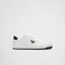 Downtown leather motif sneakers