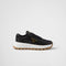 Leather silhouette sneakers