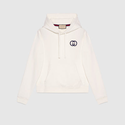 COTTON JERSEY HOODED SWEATSHIRT