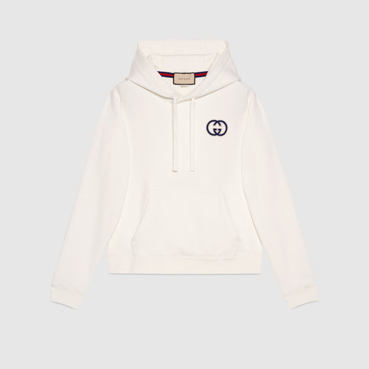 COTTON JERSEY HOODED SWEATSHIRT