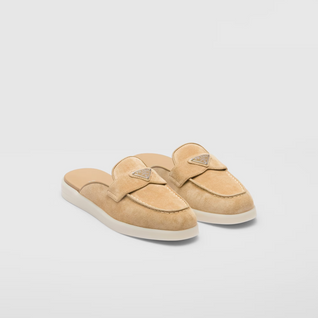 Suede mules