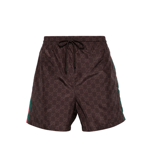 GG Supreme-print swim shorts
