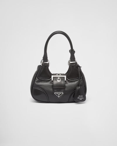 Moon Re-Nylon and leather bag