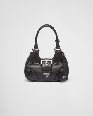 Moon Re-Nylon and leather bag