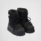 Nylon gabardine après-ski boots