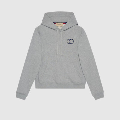 COTTON JERSEY HOODED SWEATSHIRT