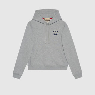 COTTON JERSEY HOODED SWEATSHIRT