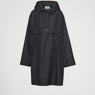 Printed Re-Nylon raincoat