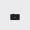 Saffiano and smooth leather card holder