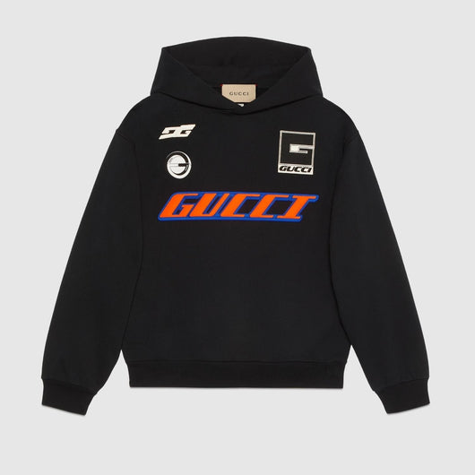 COTTON JERSEY HOODED SWEATSHIRT