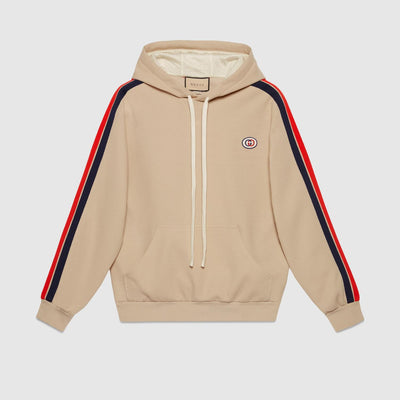 JERSEY HOODED SWEATSHIRT